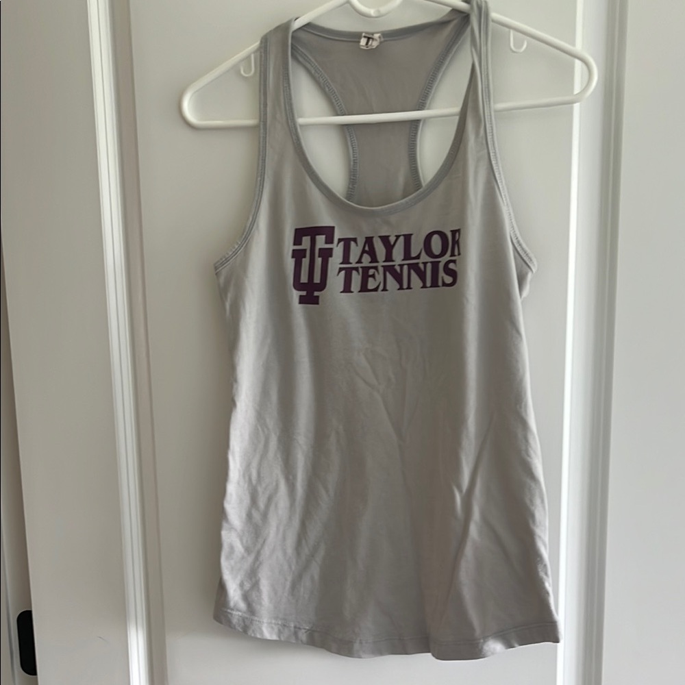 Gray Taylor Tennis Tank Top